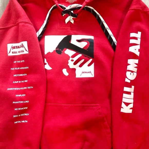 Metallica, X  Puck Hcky, Sweatshirt, Hoodie, RARE, Limited Edition, Size L - Picture 7 of 14